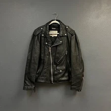 Open Road for Wilsons XL men’s leather jacket motorcycle multi pocket western