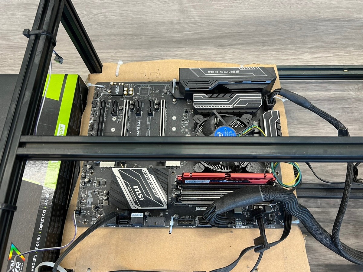 Crypto Currency Cryptocurrency Mining Machine Mining Rig With Different Gpu  Building My First POUW COMPUTE 3x