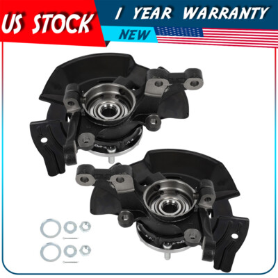 For Hyundai Sonata 2011-2012 2013 Front Steering Knuckle & Wheel Hub Bearing Set