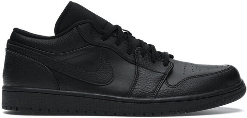 HF3184-001 Nike Air Jordan 1 Brooklyn Low Triple Black (Women's