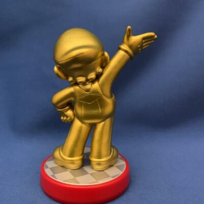 Amiibo Gold Super Mario Bros. Figure For Nintendo Game Switch 3DS