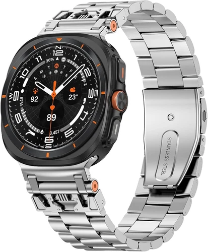 Armor Stainless Steel Strap For Samsung Galaxy Watch 7 Ultra 47mm Band Bracelet - Picture 20 of 47