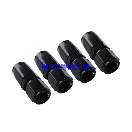 4x AN8 8AN Straight Fast Flow Swivel Fuel Oil Gas Line Hose End Fitting Adaptor - 第 10/12 張圖片