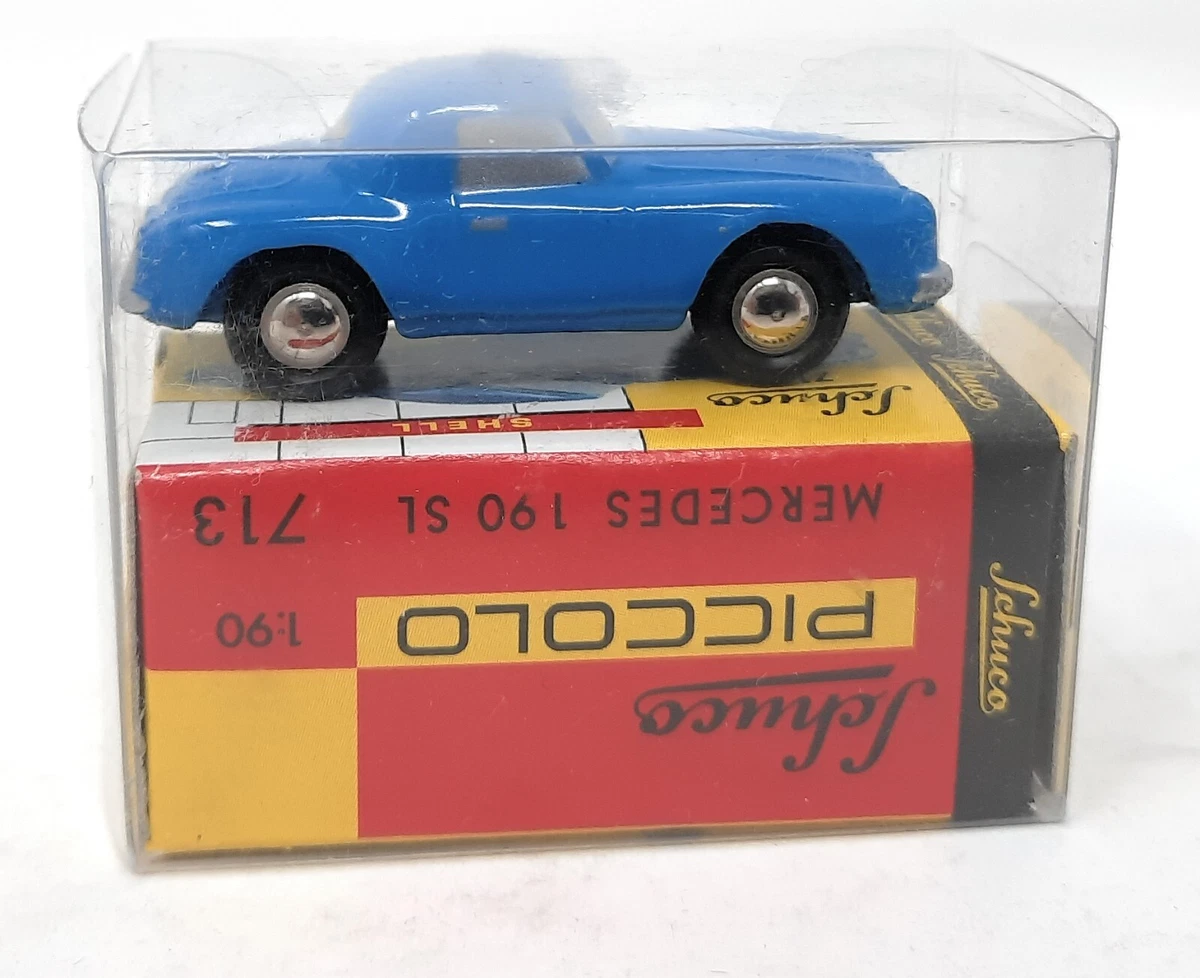 Schuco 1/90 Piccolo Mercedes Benz 190 SL blue. metal. 713 | eBay