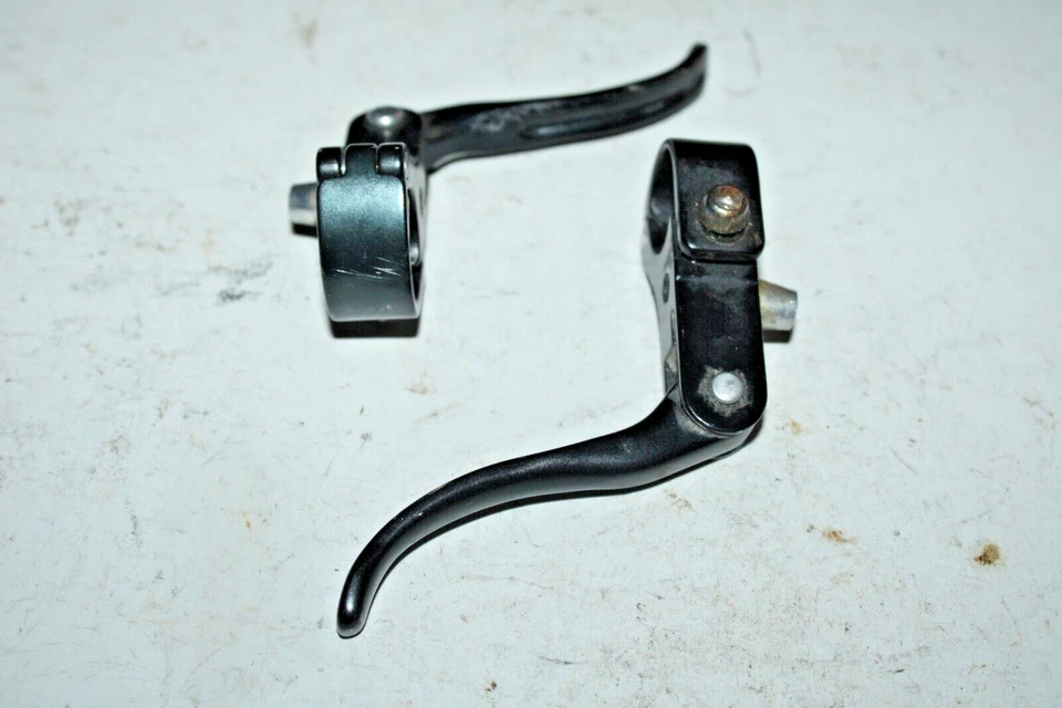 制动杆套装黑色 22.2 毫米 BMX MTB 混合越野自行车包装快速美国托运人 — 第 3/4 张图片