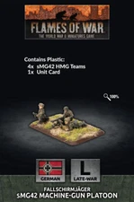 Fallschirmjager sMG42 HMG Machine-gun Platoon German Late Flames of War