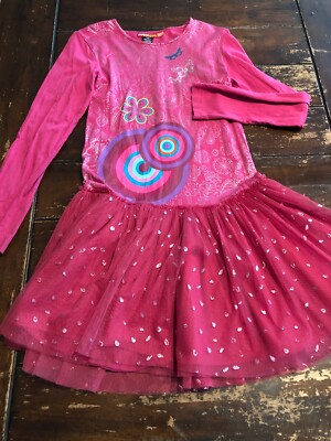 desigual pink dress Desigual Women's Dress Designed By Mr. Christian Lacroix