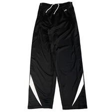 Vintage Eastbay Tear Away Pants Mens Black Warm Up Snaps Basketball