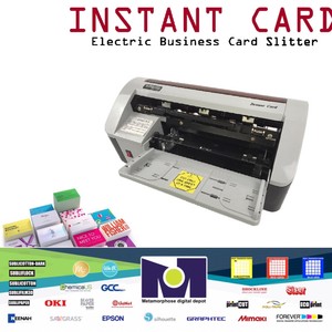 smart card cutter full bleed 10 up electric business card slitter diy ships free ebay smart card cutter full