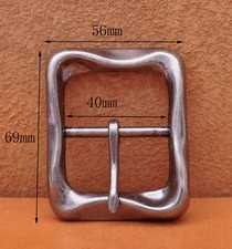 Personalized Novelty Heavy Strong Bike Men Retro Center Bar Pin Belt Buckle 40mm