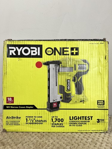 Nail Gun Cordless Ryobi 18V One+ AirStrike 18-Gauge Cordless