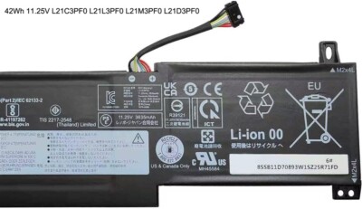 Lenovo IdeaPad 1 15AMN7 バッテリー残96% Lenovo IdeaPad 1 15AMN7 Battery Replacement | Upgrade Options