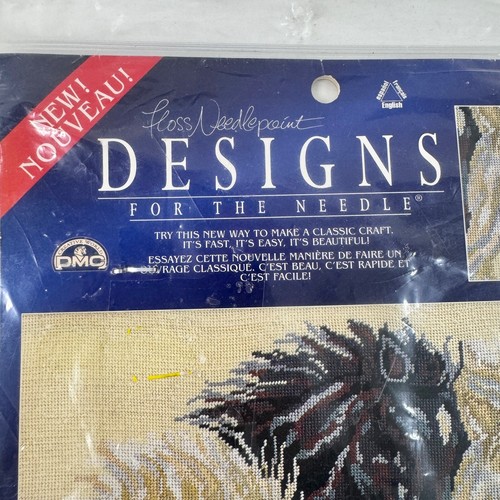 Vintage Wild Horses Needlepoint Canvas Floss LEISURE ARTS Designs #5904 - Picture 10 of 22