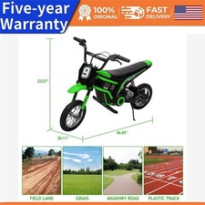 24V 350W Electric Motorcycle Up to 14.29MPH Kids Ride On Dirtbike for Kids 8-12