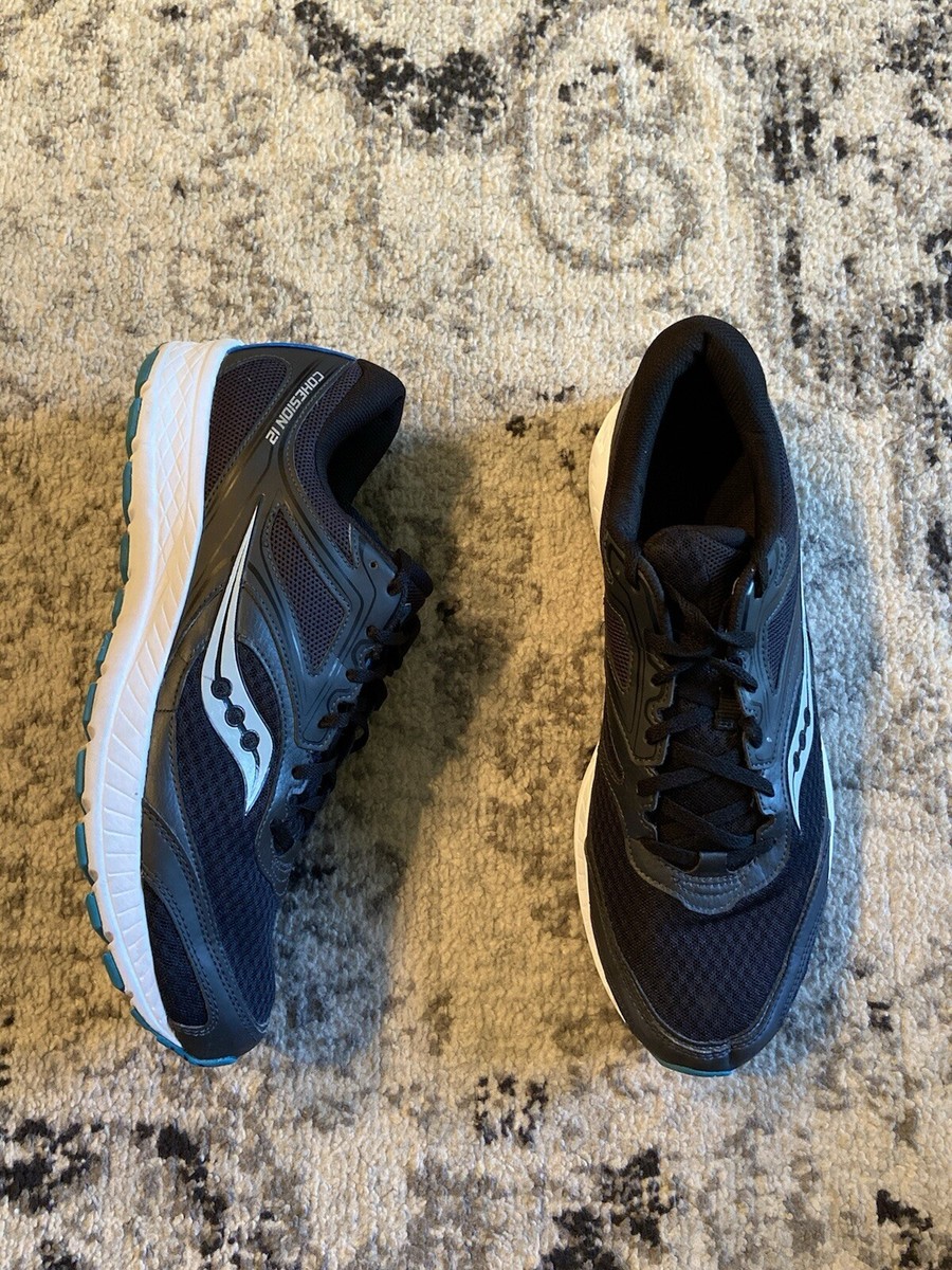 Saucony Cohesion 12 Triple Black Athletic Running Shoes S20471-10 Mens Size 12 SAUCONY Cohesion 12 Running Shoes Sneakers - men main image 4
