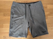 Nike Swim Hybrid Activewear Board Shorts Mens Size 30 M Gray Stretch