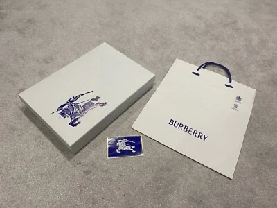 Confezione regalo 100% autentica Burberry Classic bianca 36*26*6 cm + sacchetto di carta 36*32*12 cm