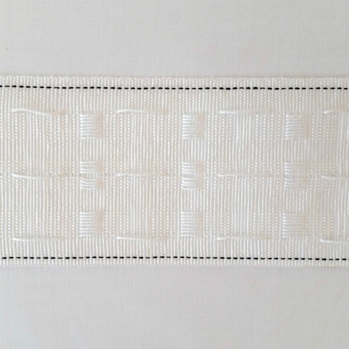 Bleistiftfalte Vorhang Überschrift Kopfband 1", 2", 3", Zoll, weiß verschiedene Längen - Bild 7 von 7