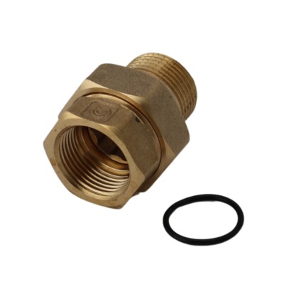 Verschraubung mit O-ring 2'' ''IG/AG, Gewindefitting, Messing Fittings