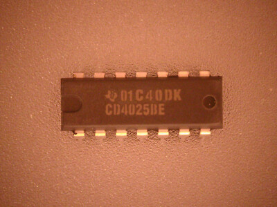 Texas Instruments CD4025BE neue Originalware