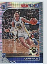 Jordan Poole RC SILVER PULSAR SP - 2019-20 Hoops Premium - Rookie #223