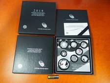 2019 S Proof Silver Eagle Limited Edition Proof Set 19rc In Ogp