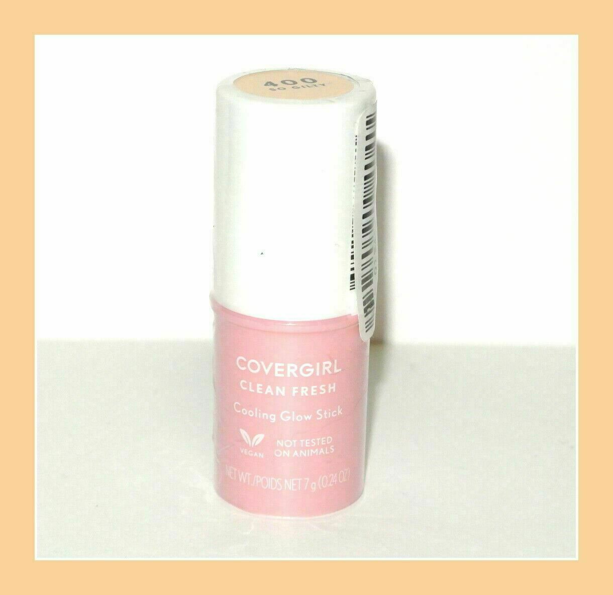 2 охлаждающих светящихся карандаша Covergirl Clean Fresh Cooling Glow Stick весом 400 г, 24 унции, 7 г для веганов