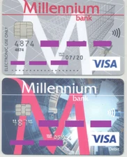 Poland bank cards  , Visa ( Expired )