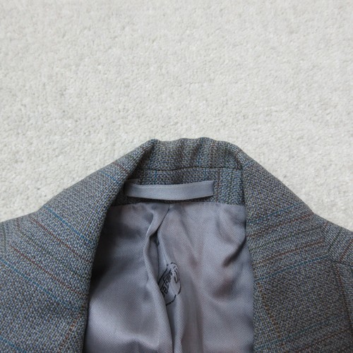 Chaqueta Blazer VINTAGE Magee Para Hombre 42 en Corto Gris Cuadros Pura Lana Nueva Formal - Imagen 3 de 11