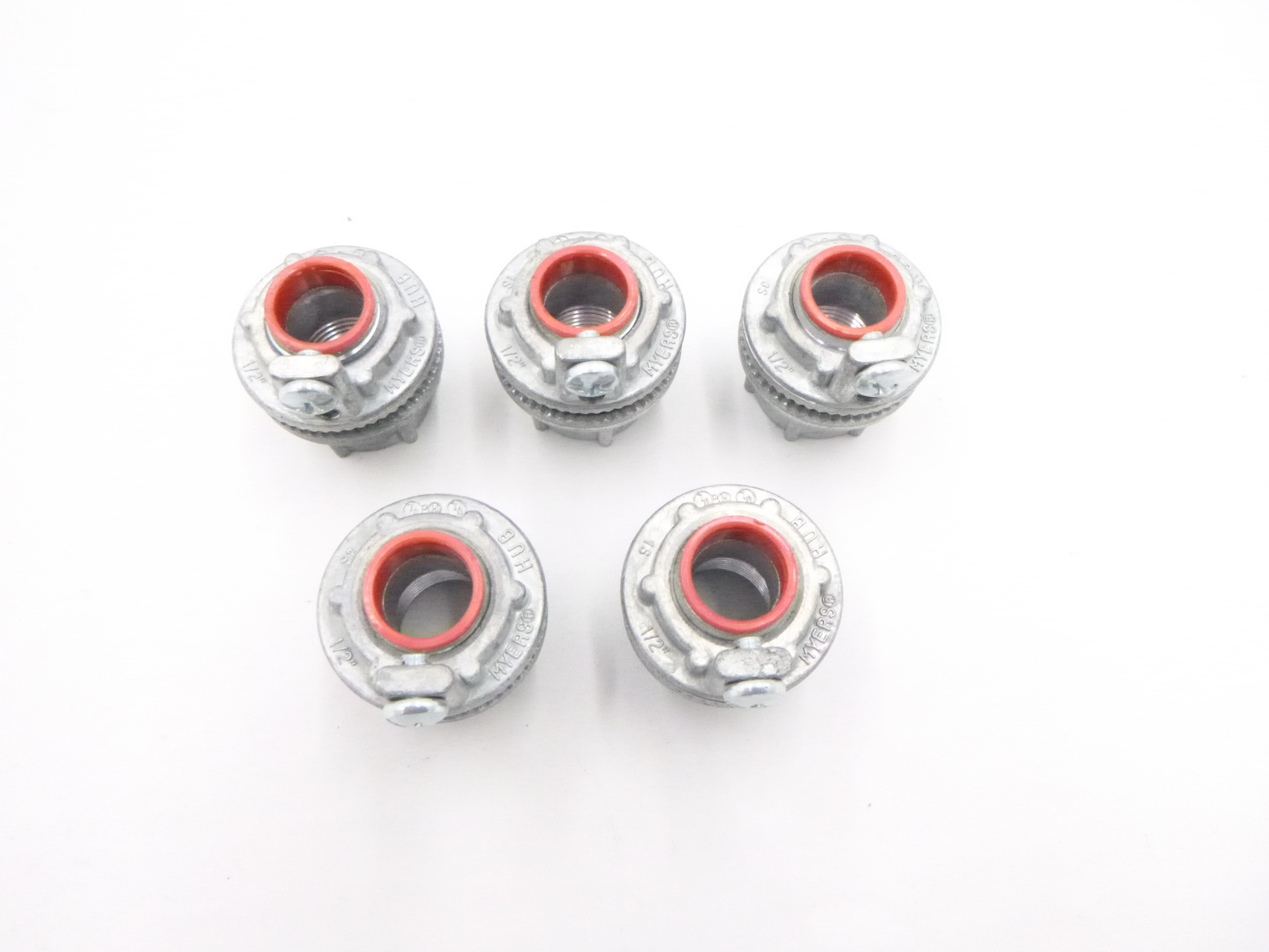 Myers Hub STG1 ScruTite Grounding 1/2" NPT Grounding Hub Zinc NOS