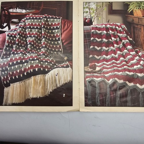 24 Floral Edgings Crochet & Bold & Beautiful Afghan Pattern Books Two Book Set - Picture 9 of 11