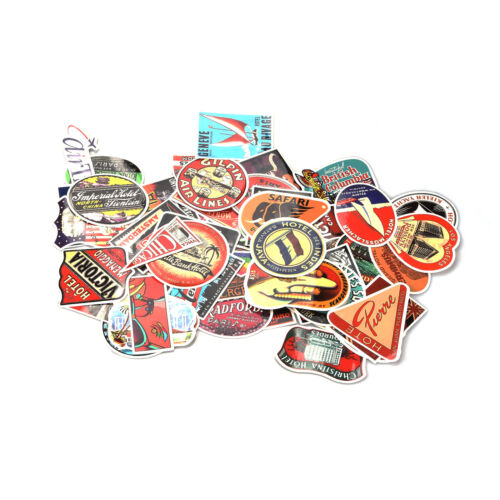 Vintage International Hotel Stickers Creative Graffiti Skateboard Decals - Picture 2 of 11