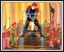 Gambia 1059-1061, MNH, Disney characters 1991 x14394