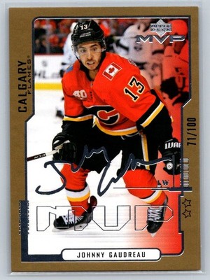 2020-21 Upper Deck MVP 20th Anniversary Second Star Johnny Gaudreau 71/100