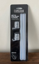 New Unopened CamelBak Eddy 2 Water Bottle Bite Valves 2 Clear Straws