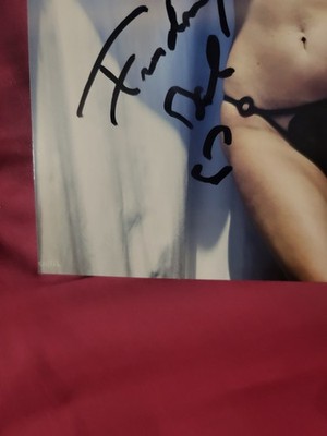 signed autogramm frederique Bel