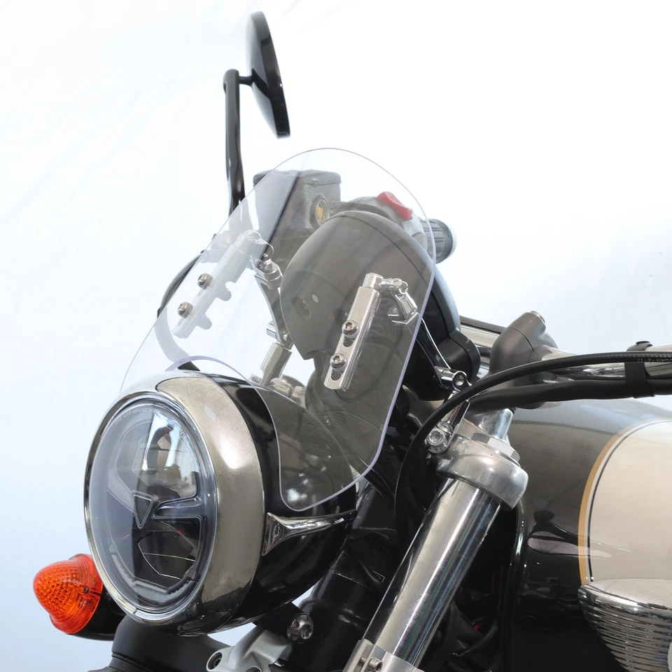 Parabrisas transparente para YAMAHA SRX600 SRX400 SRX250 SR500 SR400 SRV250 Foto 2 de 4