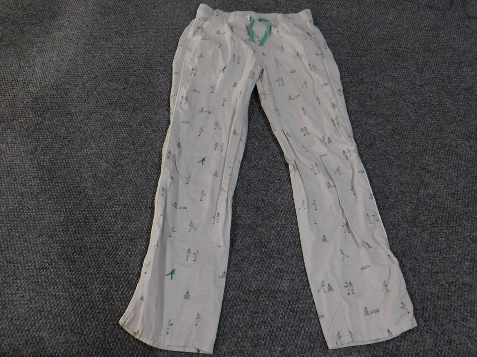 Pantalones de pijama Figs para mujer pequeños blancos con estampado médico para salón ropa de dormir algodón rayón Foto 2 de 4
