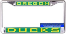 Oregon Ducks BOLD Authentic METAL License Plate Frame Best Gift