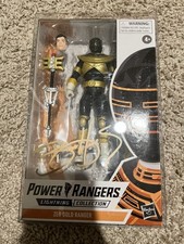 Power Rangers Lightning Collection Signed Zeo Gold Ranger