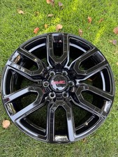 OEM GMC 20 Inch Wheels. Gloss Black