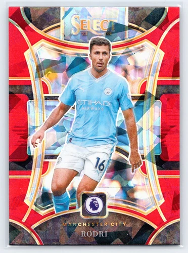 2023-24 Panini Select Premier League - Mezzanine Red Ice Prizm #162 Rodri