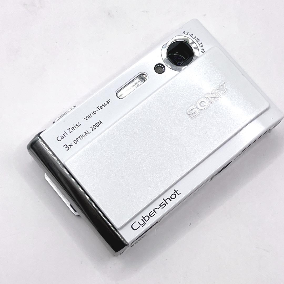SONY DSC-T70 Cyber−Shot Digital Still Camera White 8.1MP