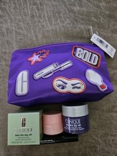 Clinique 4pz Mini Skincare Makeup Set Take The Day Off Balsamo Borsa Mascara