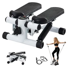 Ecogou Steppers for Exercise at Home, Mini Stepper with Resistance Bands - Qu...