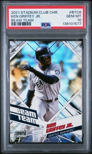 2021 Stadium Club Chrome Ken Griffey Jr. BEAM TEAM PSA 10