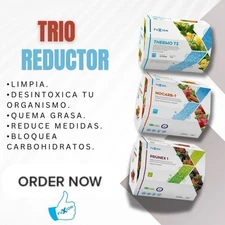 Trio Reductor FuXion Detox Fat Burner. Prunex,Thermo t3,Nocarb T-3.BUNDLE OF 3.