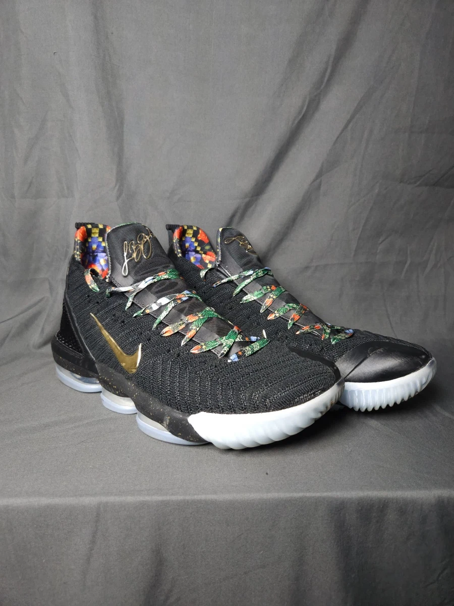 シューズ(男性用) NIKE LEBRON 16 Black Gold 27cm Nike LeBron 16 Black Metallic Gold for Sale | Authenticity