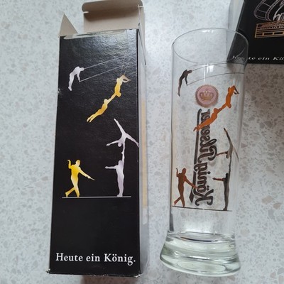 2 Stück Bierglas König Pilsener Edition Heute Ein König 0,25l  Turnübungen