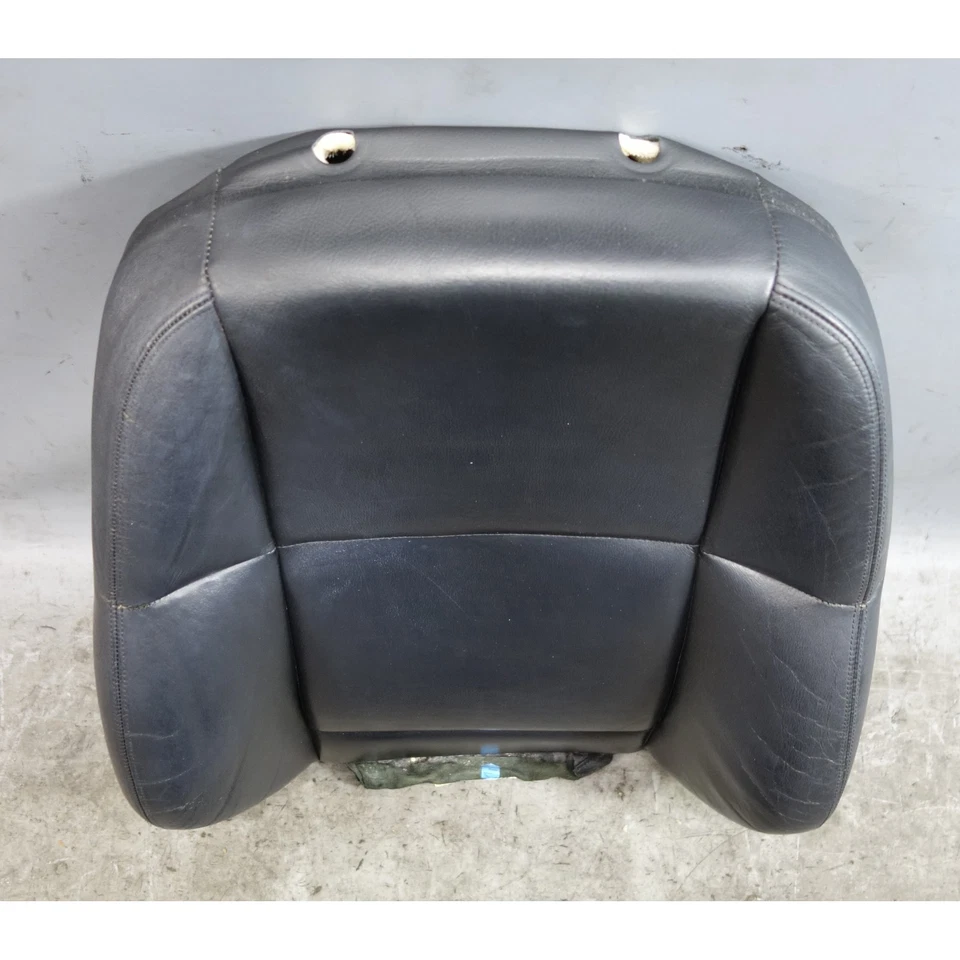 95-99 BMW E36 3-Series Front Sport Seat Backrest Pad Cushion Black Leather OE - Image 2 of 4